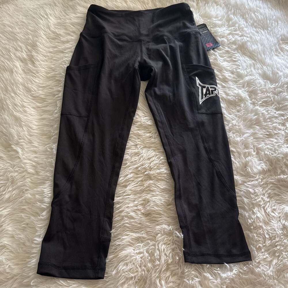 Tapout Black Capri Leggings, Women's Size Small